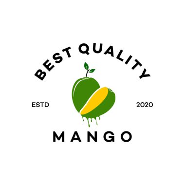 mango logo vektör şablonu illüstrasyon tasarımı