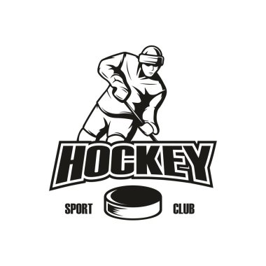 hokey logo vektör şablonu çizim tasarımı