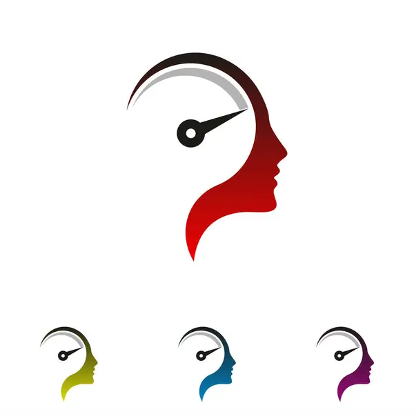 baş hızı logo vektör şablonu çizim tasarımı