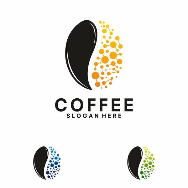 Kafe simgesi logo vektör şablonu çizim tasarımı