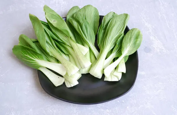 Taze bok choy yemek için hazır.