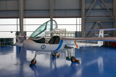 CASTRO DE REI, LUGO, SPAIN; 26 Ocak 2024: Rozas Hava İndirme Araştırma Merkezi (CIAR), insansız uçuşlarda öncü Test Merkezi