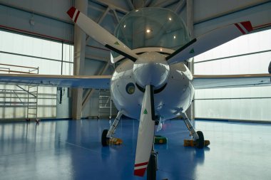 CASTRO DE REI, LUGO, SPAIN; 26 Ocak 2024: Rozas Hava İndirme Araştırma Merkezi (CIAR), insansız uçuşlarda öncü Test Merkezi