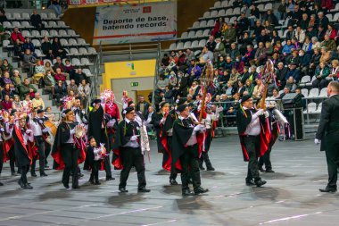 Geleneksel Rondallas Festivali Vigo, Pontevedra, Galiçya, İspanya 'da