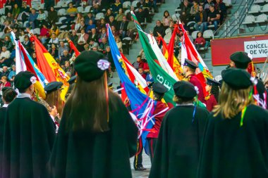 Geleneksel Rondallas Festivali Vigo, Pontevedra, Galiçya, İspanya 'da