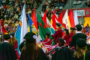 Geleneksel Rondallas Festivali Vigo, Pontevedra, Galiçya, İspanya 'da