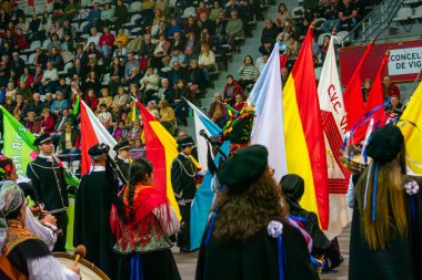 Geleneksel Rondallas Festivali Vigo, Pontevedra, Galiçya, İspanya 'da