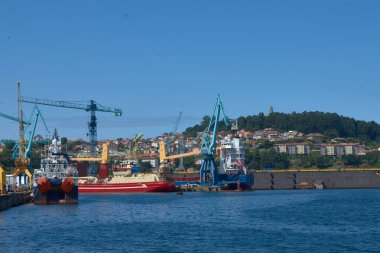 İspanya 'da Vigo Limanı