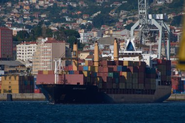 İspanya 'da Vigo Limanı