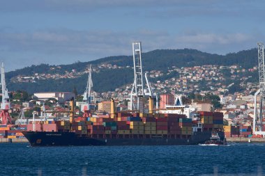 İspanya 'da Vigo Limanı