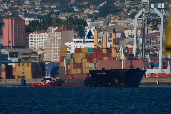 İspanya 'da Vigo Limanı