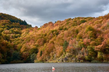 Hırvatistan 'ın Plitvice Lakes Ulusal Parkı' ndaki sonbahar sahnesi sonbaharda doğanın nefes kesici dönüşümünü gözler önüne seriyor. Sakin, kristal kadar berrak göller çevredeki ormanın altın, turuncu ve kırmızı tonlarını yansıtıyor.