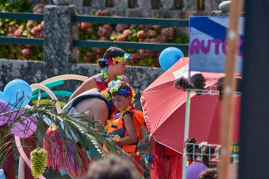 Nigran, Pontevedra, İspanya; 24 Ağustos 2025: A Foz, Ramallosa, Nigran 'daki 