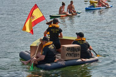 Nigran, Pontevedra, İspanya; 24 Ağustos 2025: A Foz, Ramallosa, Nigran 'daki 