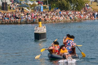 Nigran, Pontevedra, İspanya; 24 Ağustos 2025: A Foz, Ramallosa, Nigran 'daki 