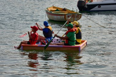 Nigran, Pontevedra, İspanya; 24 Ağustos 2025: A Foz, Ramallosa, Nigran 'daki 