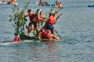 Nigran, Pontevedra, İspanya; 24 Ağustos 2025: A Foz, Ramallosa, Nigran 'daki 