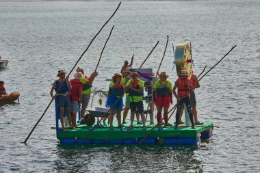 Nigran, Pontevedra, İspanya; 24 Ağustos 2025: A Foz, Ramallosa, Nigran 'daki 