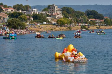 Nigran, Pontevedra, İspanya; 24 Ağustos 2025: A Foz, Ramallosa, Nigran 'daki 