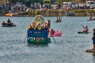 Nigran, Pontevedra, İspanya; 24 Ağustos 2025: A Foz, Ramallosa, Nigran 'daki 