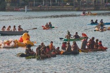 Nigran, Pontevedra, İspanya; 24 Ağustos 2025: A Foz, Ramallosa, Nigran 'daki 