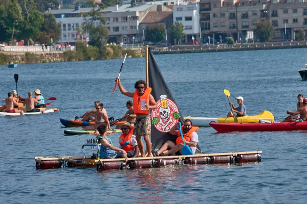 Nigran, Pontevedra, İspanya; 24 Ağustos 2025: A Foz, Ramallosa, Nigran 'daki 