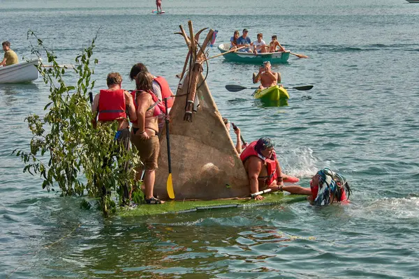 Nigran, Pontevedra, İspanya; 24 Ağustos 2025: A Foz, Ramallosa, Nigran 'daki 