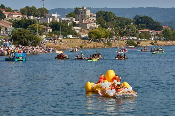 Nigran, Pontevedra, İspanya; 24 Ağustos 2025: A Foz, Ramallosa, Nigran 'daki 