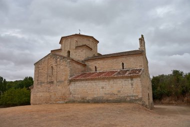 Hermitage of Our Lady of the Annunciation, near Urena, Spain, a remarkable example of Lombard Romanesque architecture. Of Catalan origin, it was built on the site of a 10th-century Mozarabic monastery. 