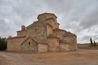 Hermitage of Our Lady of the Annunciation, near Urena, Spain, a remarkable example of Lombard Romanesque architecture. Of Catalan origin, it was built on the site of a 10th-century Mozarabic monastery. 