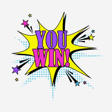 Kumarhane patlaması ikon çizgi dizaynı kazandın.