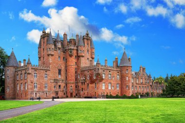 Glamis Castle is situated beside the village of Glamis in Angus, Scotland.