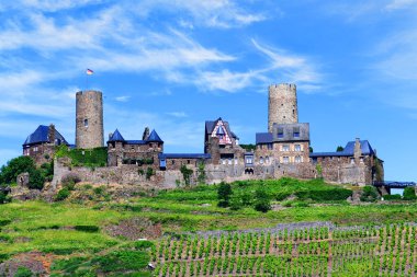 Thurant Şatosu, Almanya 'da Moselle Nehri üzerinde Alken kasabasının üzerinde bulunan bir ortaçağ kalesidir. İlk olarak 13. yüzyılda inşa edildi ve daha sonra iki başpiskopos arasında bölündü. Bu da ona eşsiz ikiz kule yapısını verdi.. 