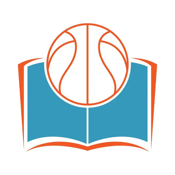Basketbol oyunu simgesi tasarım şablonu