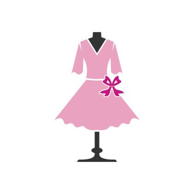 Moda simgesi tasarımı çizimi