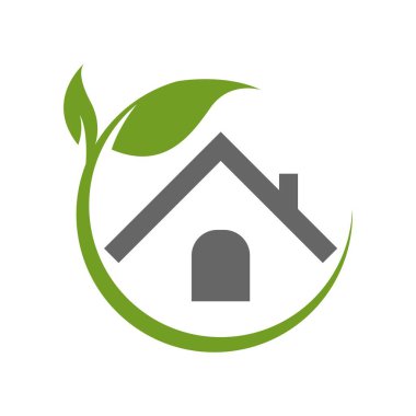 Çiftlik logosu tasarım illüstrasyonu