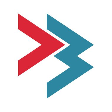 ok simgesi logo tasarım şablonu