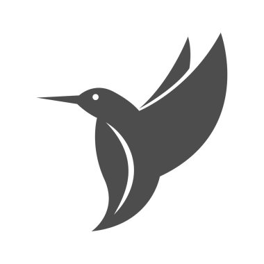 Kuş logosu tasarım şablonu
