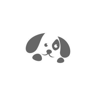 Köpek simgesi illüstrasyonu