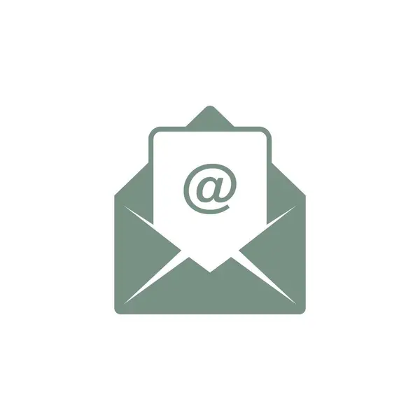 Zarf simgesi, posta simgesi illüstrasyon vektörü