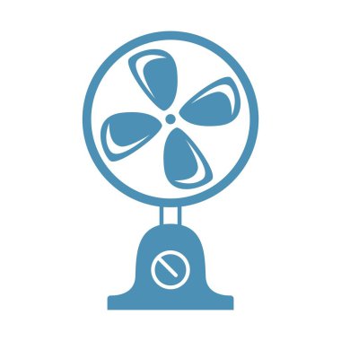 elektrik fan simgesi tasarımı illüstrasyonu