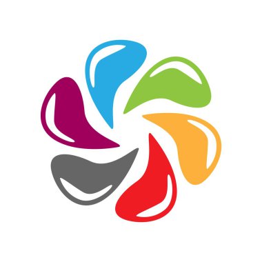 elektrik fan simgesi tasarımı illüstrasyonu