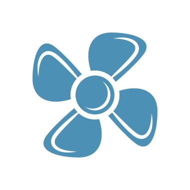 elektrik fan simgesi tasarımı illüstrasyonu