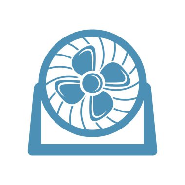 elektrik fan simgesi tasarımı illüstrasyonu