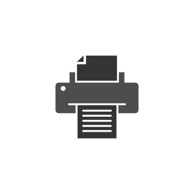 Printer icon design illustration template