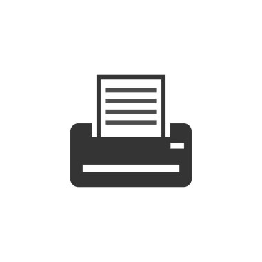 Printer icon design illustration template