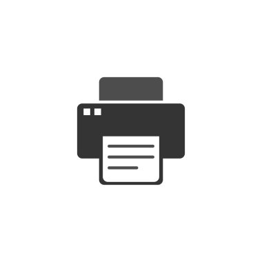 Printer icon design illustration template