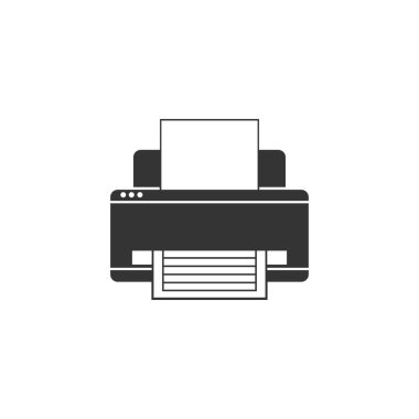 Printer icon design illustration template