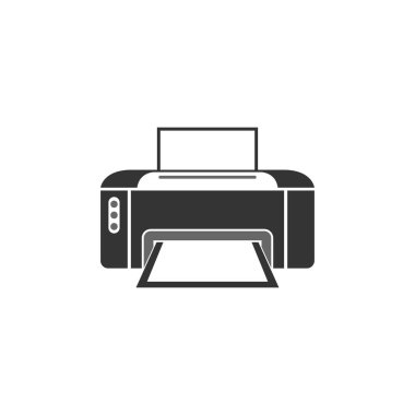 Printer icon design illustration template