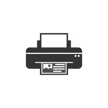 Printer icon design illustration template